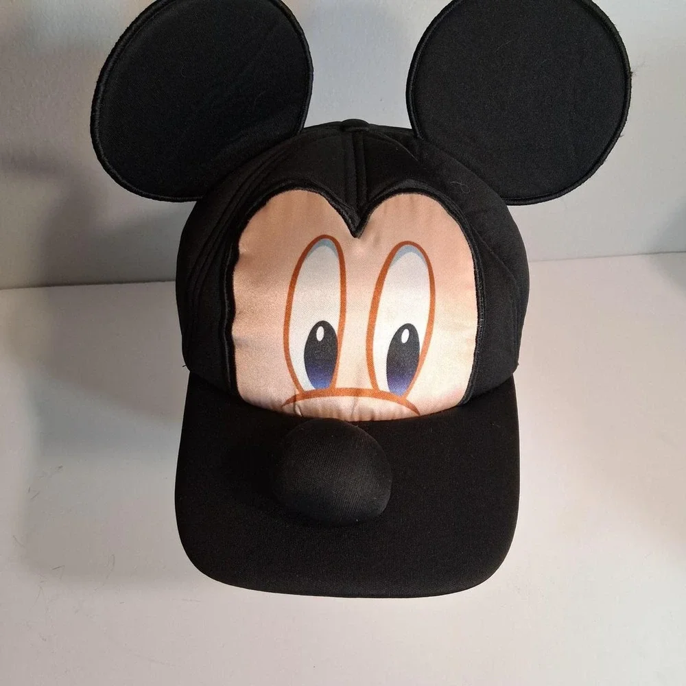 Kids Disney Mickey Mouse face and ears 3D novelty baseball cap